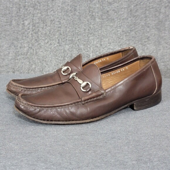 Allen Edmonds Shoes Mens 11 D Brown Verona Leather Horsebit Loafer 49602 main image 5